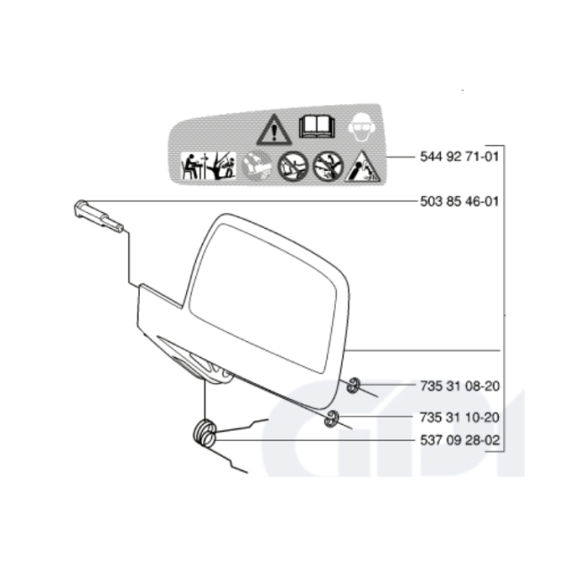 Heitosuoja Kpl 5440136-03