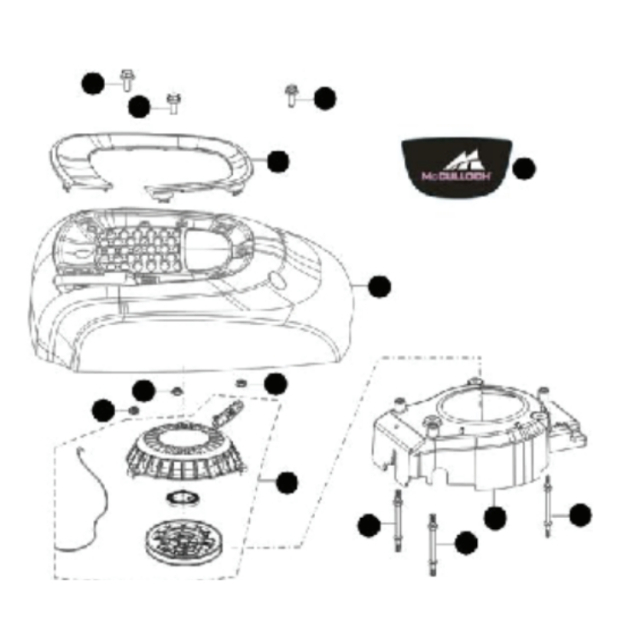 Kansi/Käynnistyssarja 5798202-03