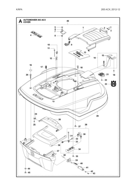 Kori complete Automower 265 ACX