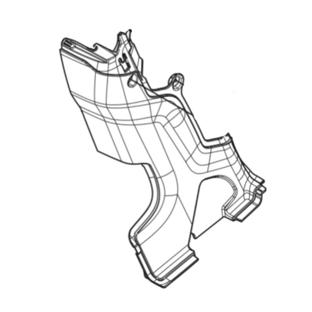 Kannen ohjauspylväs, oikea