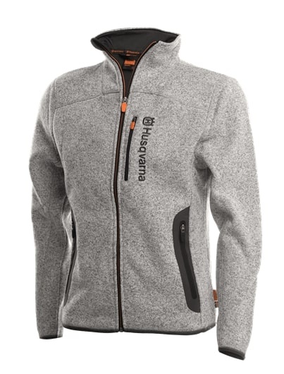 Husqvarna Xplorer-fleece-takki W, vaaleanharmaa