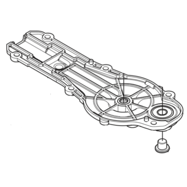 Vaihteiston kotelon alaosa