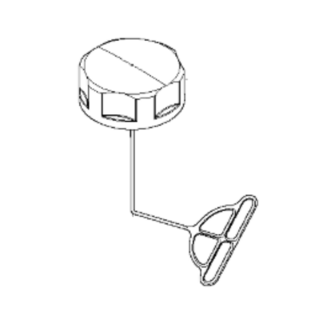 Säiliökansi Assy 541Rb&531Rb Harmaa 5964930-01
