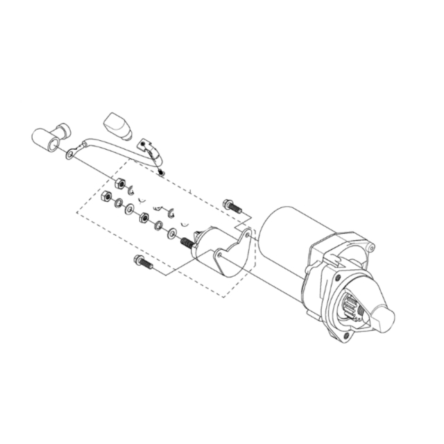 Käynnistysmoottorin Assy 5966057-01