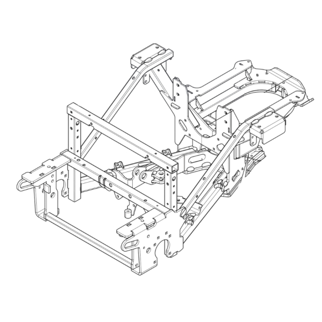 Runkokokonaisuus P520D / P525D harmaa
