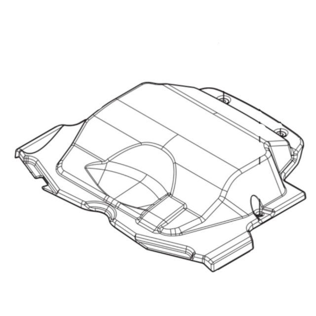 Taka-akselin suojus P520, P525
