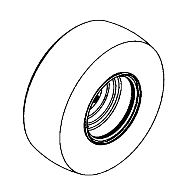 Vannekokonaisuus 23 x 10.50 -12, 1.75 nos ms-417 hopea