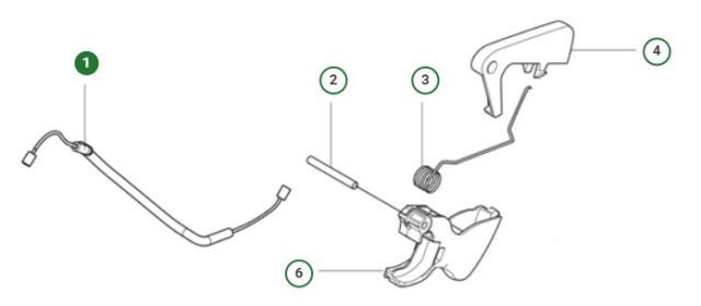 Kaasuvaijeri oikea, 39cc