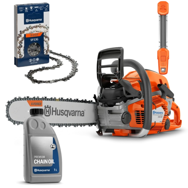 Husqvarna 550XP Mark II 15'' Ammattialoituspaketti