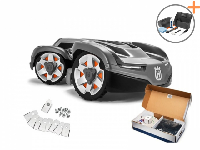 Husqvarna Automower® 435X AWD Start-paketit | Huolto- ja puhdistussarja ilmaiseksi!