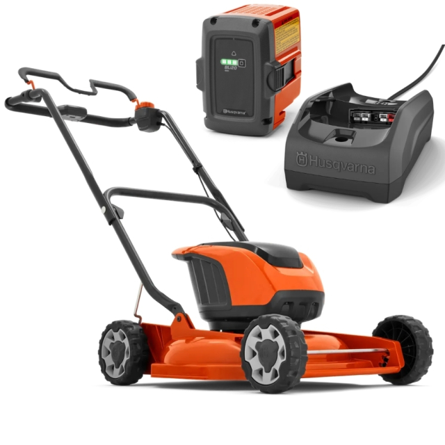 Husqvarna LB 146i Akkuruohonleikkuri + BLi20 & C80