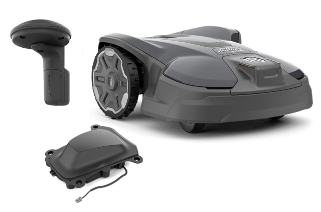 Husqvarna Automower® 320 Nera Robottiruohonleikkuri kanssa EPOS plug-in kit | Huolto- ja puhdistussarja ilmaiseksi!