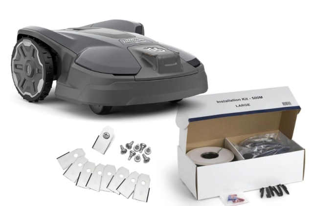 Husqvarna Automower® 320 Nera Start-paketit | Huolto- ja puhdistussarja ilmaiseksi!