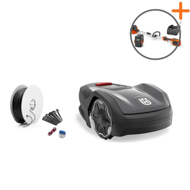 Husqvarna Automower® Aspire™ R4 Start-paketit | Akkutrimmeri kaupan päälle!