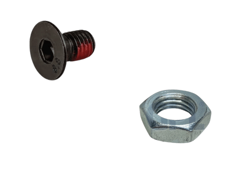 Mutter och skruv för att fästa drivhjul på Automower