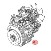 Öljykäyttö D1105 5010816-01 Öljykäyttö D1105 5010816-01