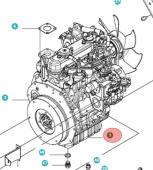 Öljykäyttö D1105 5010816-01 Öljykäyttö D1105 5010816-01