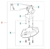 Sahanterän suojus Teräsuoja To Sahanterän suojus Teräsuoja To
