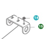 Kiinnike, Pidin Takapyörä-Akseli 5013213-01 Kiinnike, Pidin Takapyörä-Akseli 5013213-01
