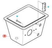 Hydraulisäiliö 5013658-01 Hydraulisäiliö 5013658-01
