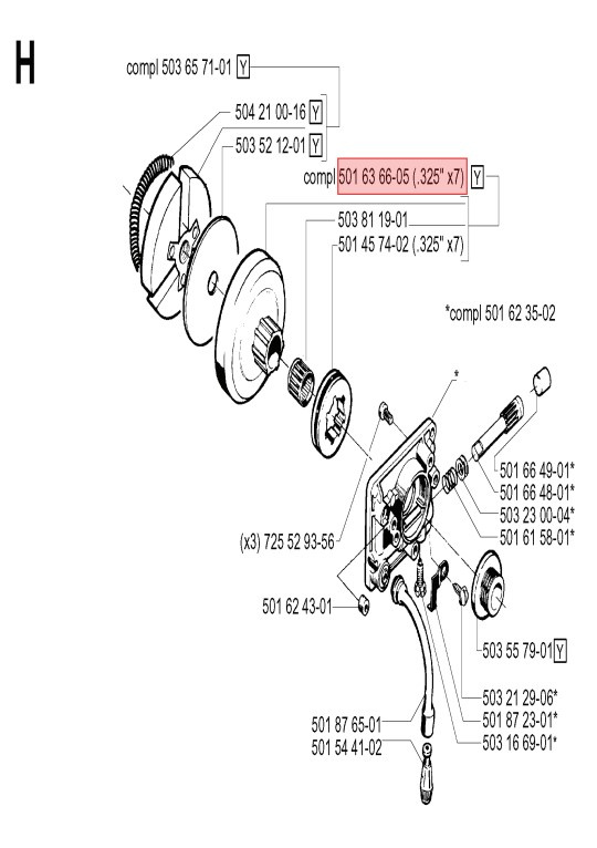 Kytkinrumpu 240, 242, 42