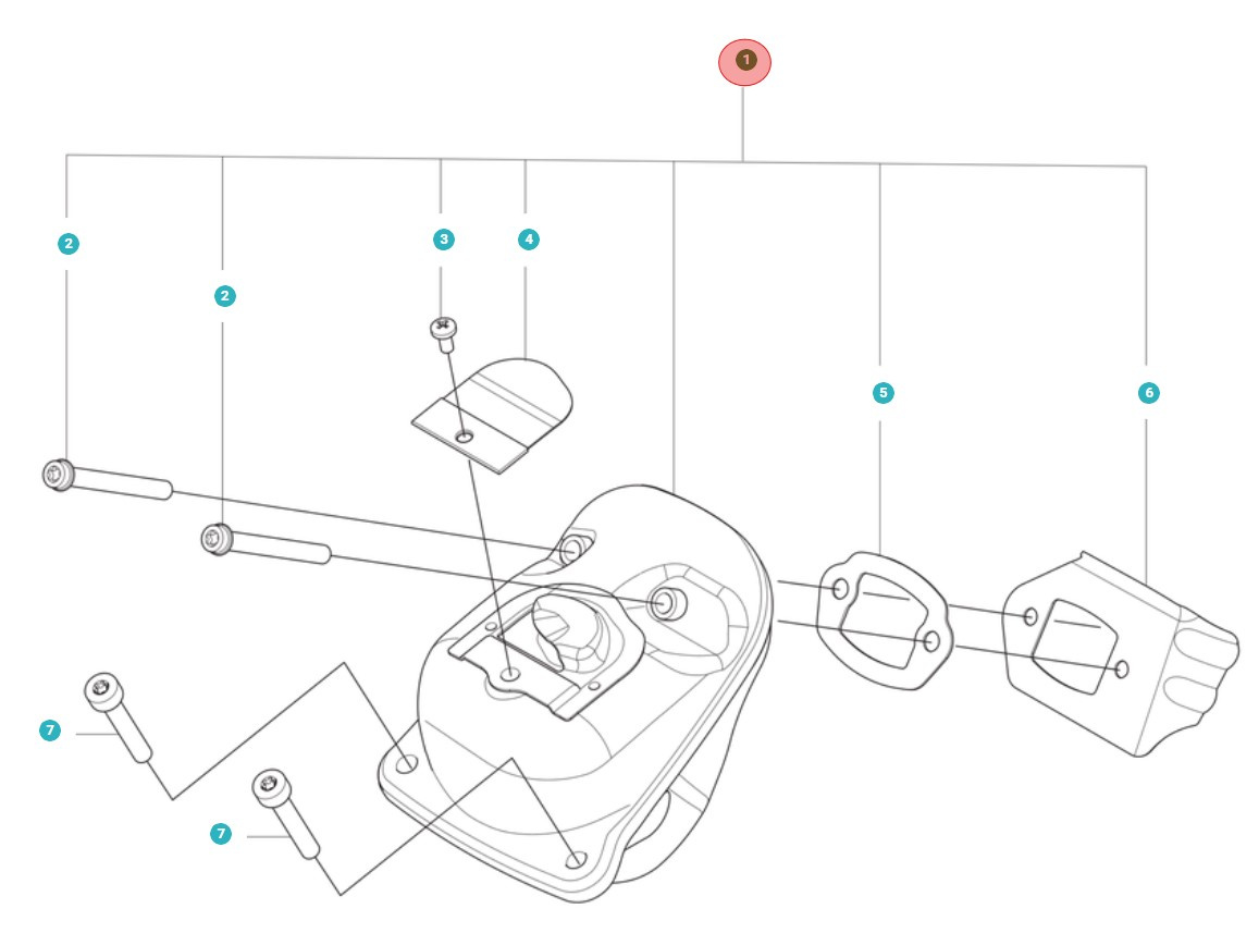Äänenvaimenninsarja 60Cc 5018133-01