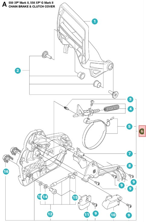 Kytkinkansi Täydellinen 550XP / 560XP
