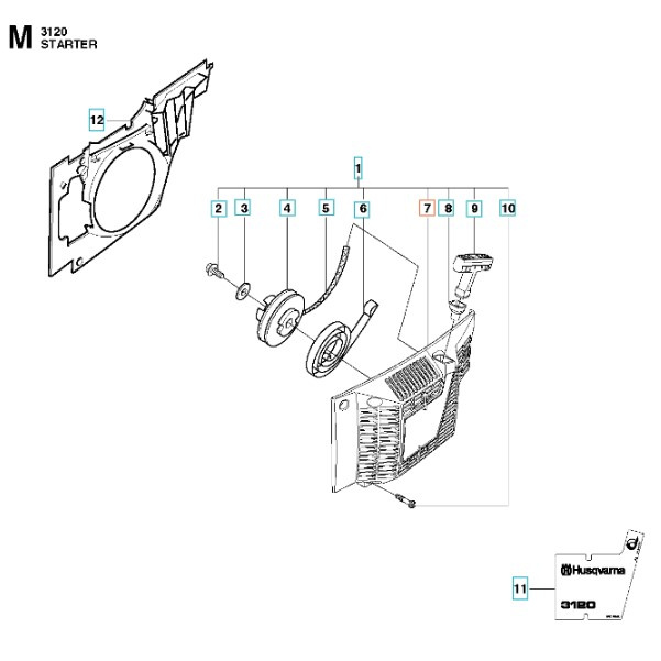 Käynnistyskotelo 3120XP