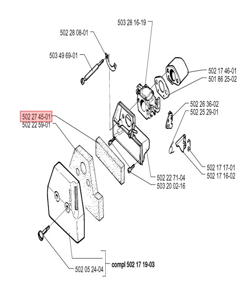 Esisuodatin 5022745-02