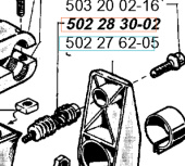 Tärinänvaimennin 5022830-02 Tärinänvaimennin 5022830-02