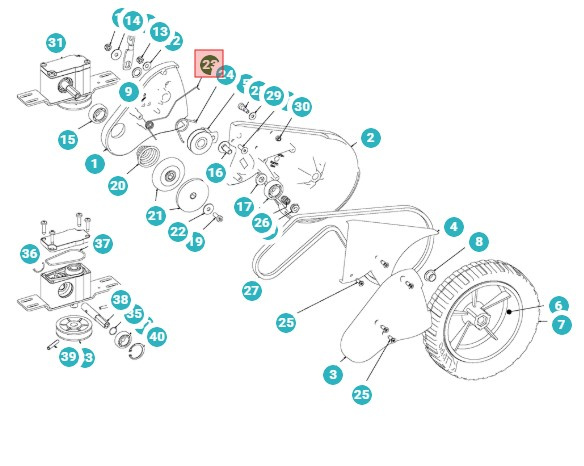 Ohjausjousi (korkea)