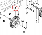 Vetopyörä Five Metallivanne, punainen Vetopyörä Five Metallivanne, punainen