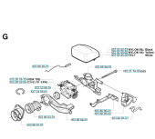 Kaasutin Husqvarna 340, 345, 350, 351