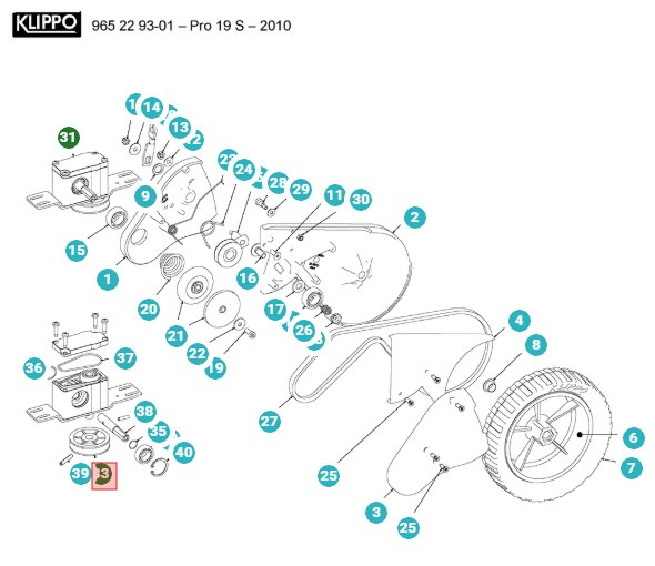 Hihnapyörä kierukkavaihteen muoville