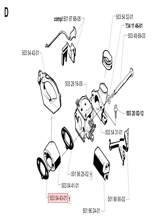 Tiiviste Välikappale 5035443-01