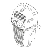 Äänenvaimennin 5040379-01 Äänenvaimennin 5040379-01