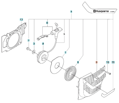 Käynnistyskansi K1270 Orange Fle
