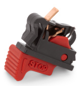 Pysäytä kytkin harmaa Pysäytä kytkin harmaa