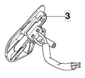 Pysäytyskytkin (vasen) Pysäytyskytkin (vasen)