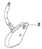 Pysäytyskytkin (oikea) Pysäytyskytkin (oikea)