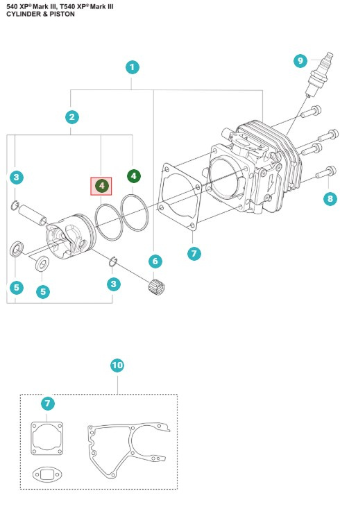 Männänrengas 439, T435, 540XP Mark III, T540XP Mark III