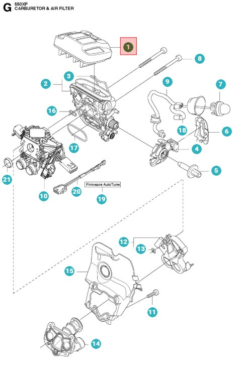Ilmansuodatin 550XP/XPG/545