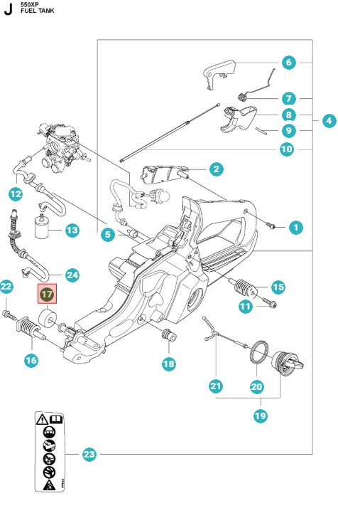 Iskurajoitin 5230855-01