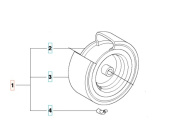 Pyörä R111B, R111B5, R112C, R112C5, R112iC Pyörä R111B, R111B5, R112C, R112C5, R112iC