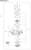 Tiivistesarja Husqvarna 592XP, 592XPG Tiivistesarja Husqvarna 592XP, 592XPG