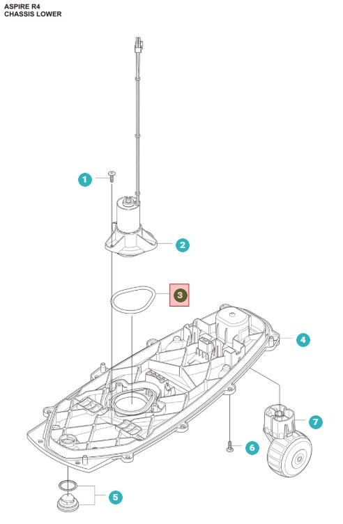 Tiiviste leikkuumoottoriin