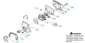 Kaasutin Husqvarna 136, 137, 141, 142