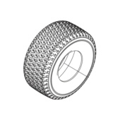 Rengas, takana 18x8,5-8 Rengas, takana 18x8,5-8