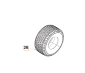 Rengas, takana 18x8,5-8 Rengas, takana 18x8,5-8