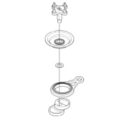 Laakerirengas karkea leikkaus 5311957-02 Laakerirengas karkea leikkaus 5311957-02